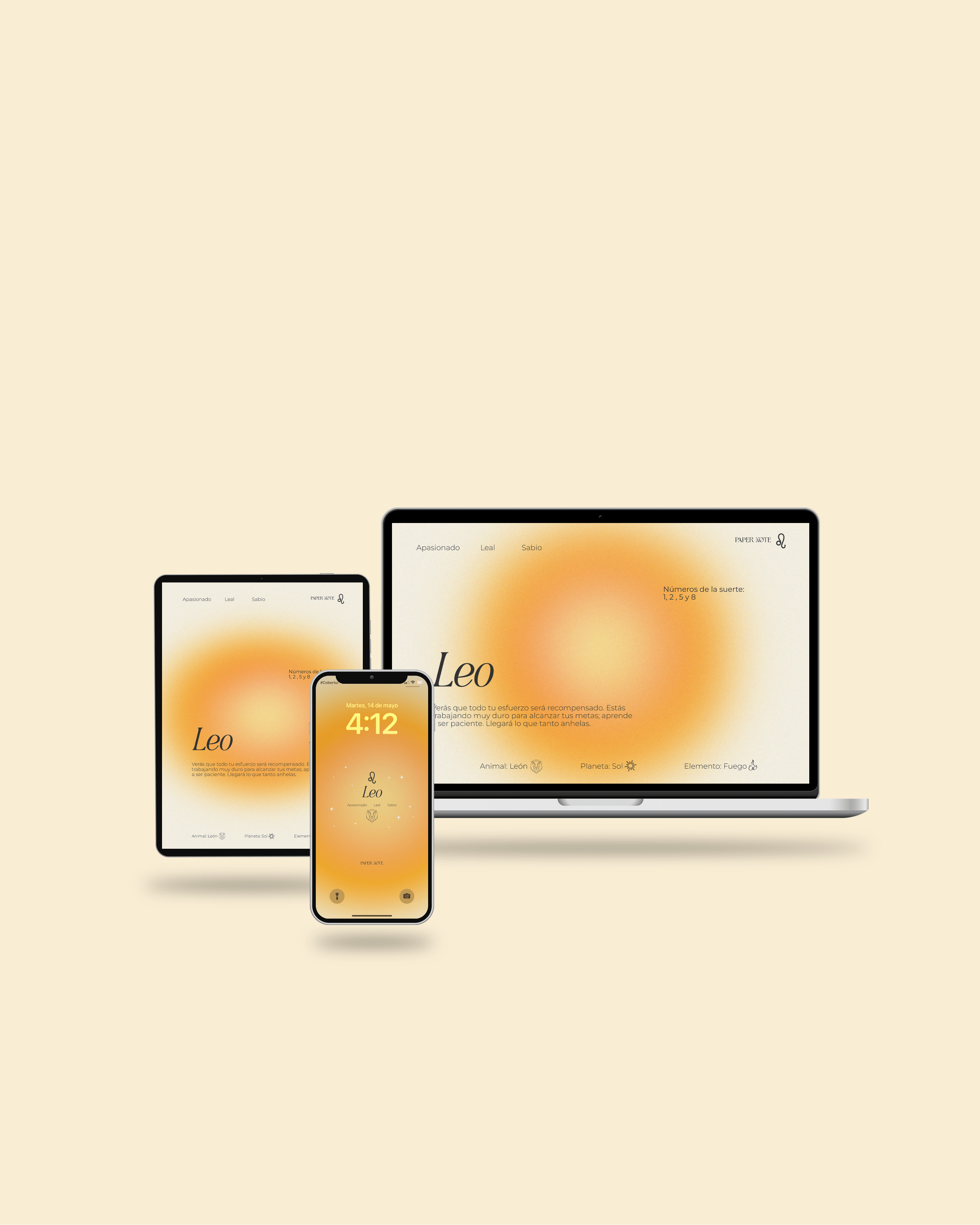 Wallpaper Leo para cel, compu y tablet