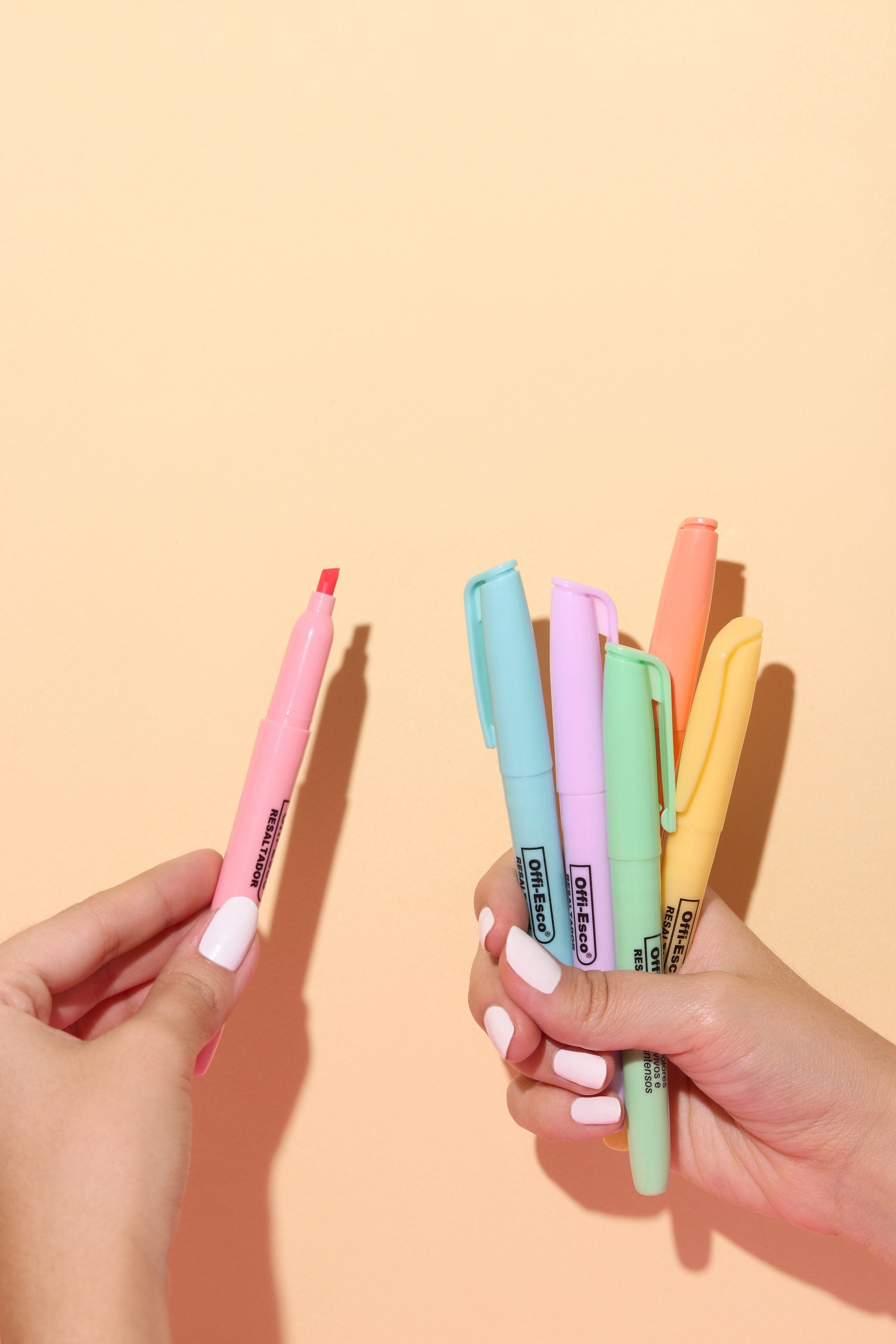 Resaltadores pasteles Offi-Esco x6