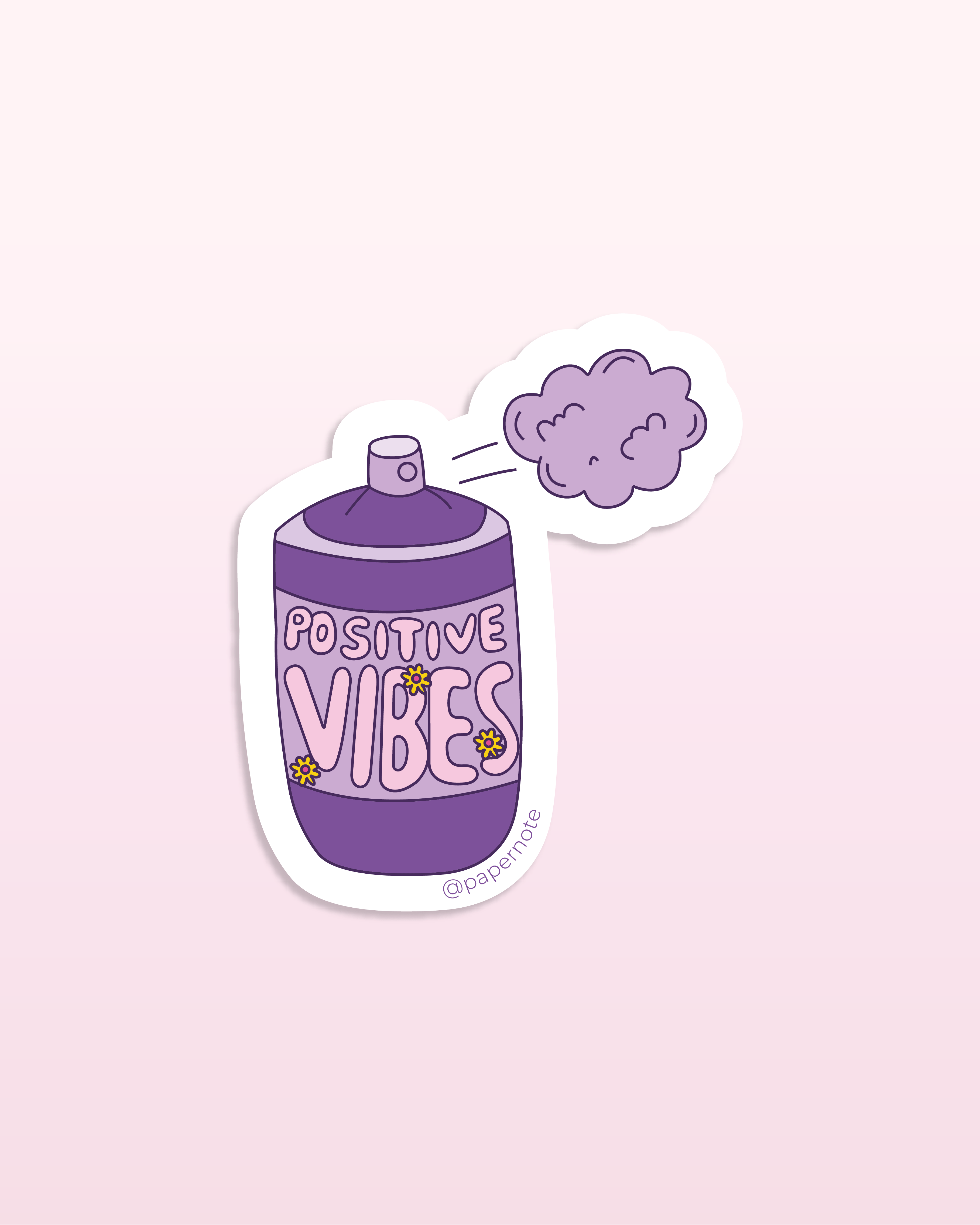 STICKER POSITIVE VIBES