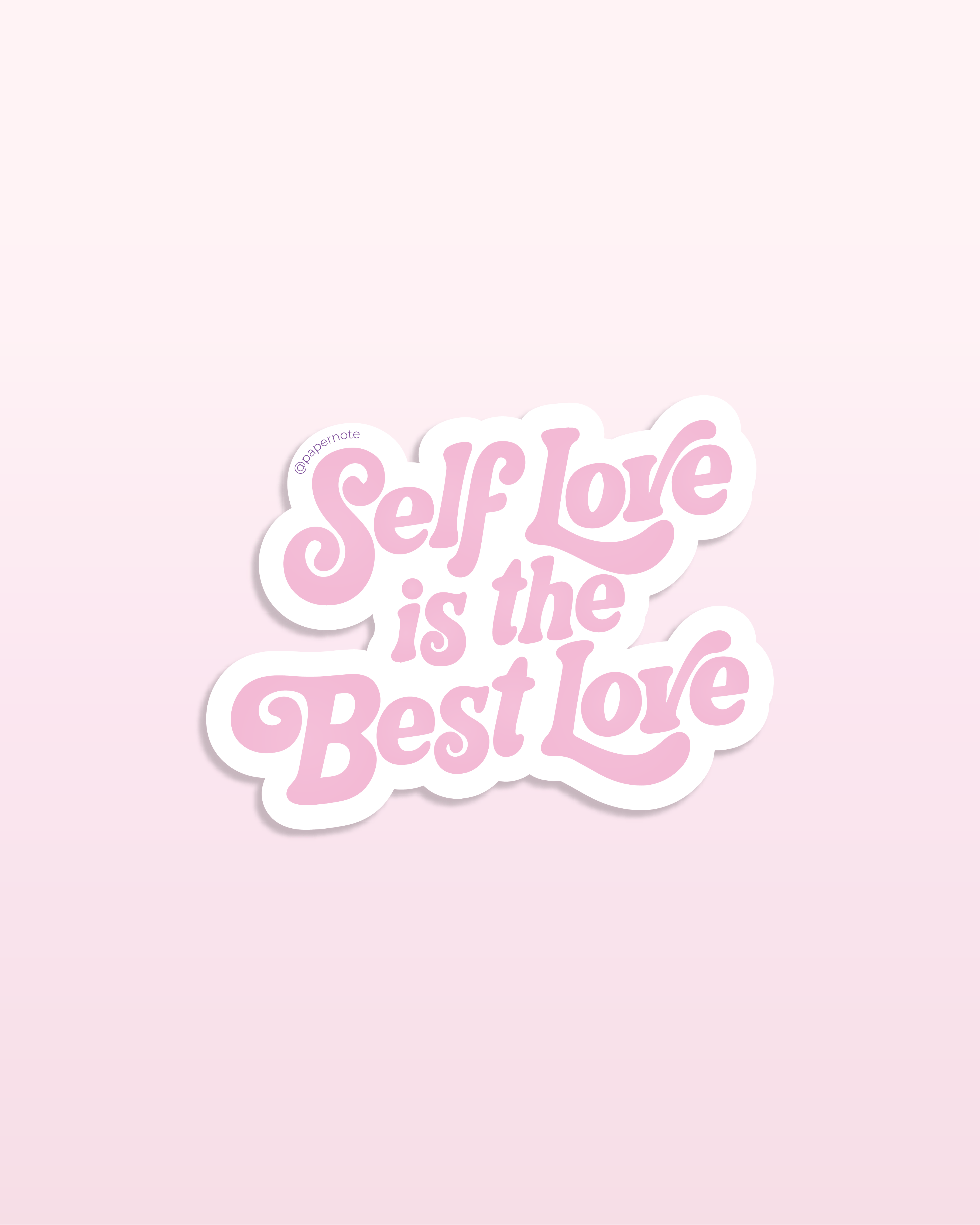 STICKER SELF LOVE