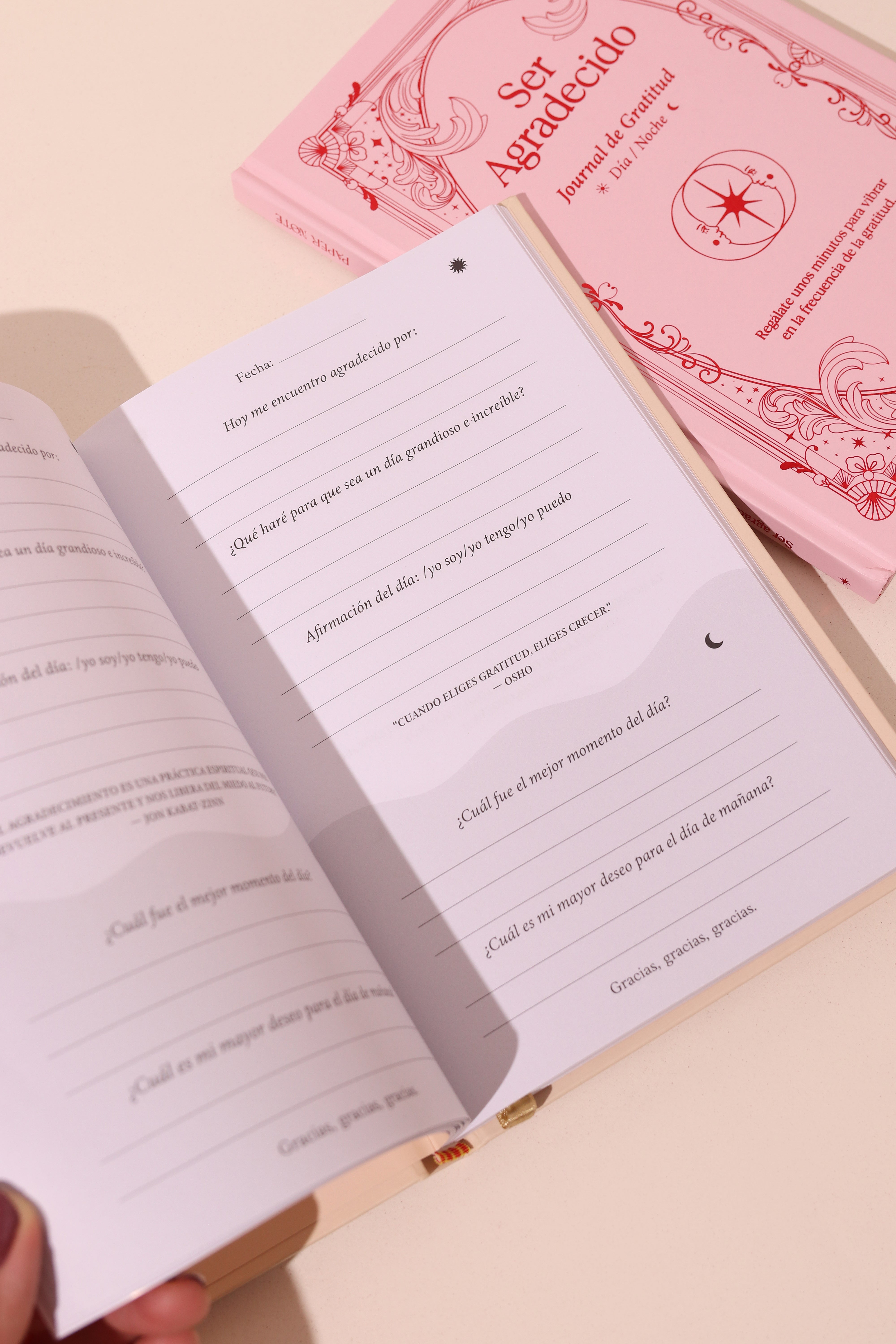 SER AGRADECIDO ROSA - Journal de gratitud NUEVA IMAGEN