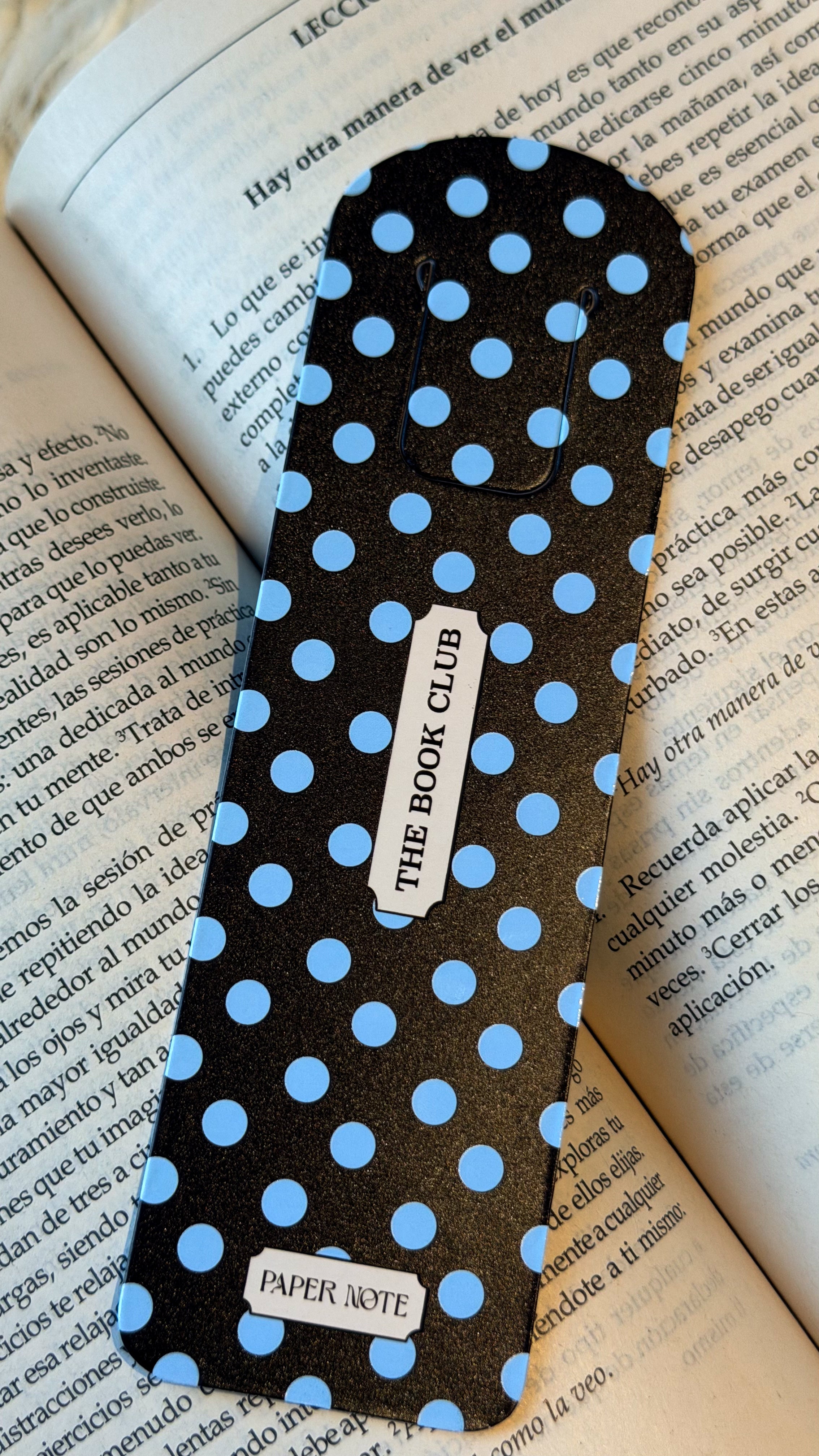 SEPARADOR DE LIBROS BLUE CLUB
