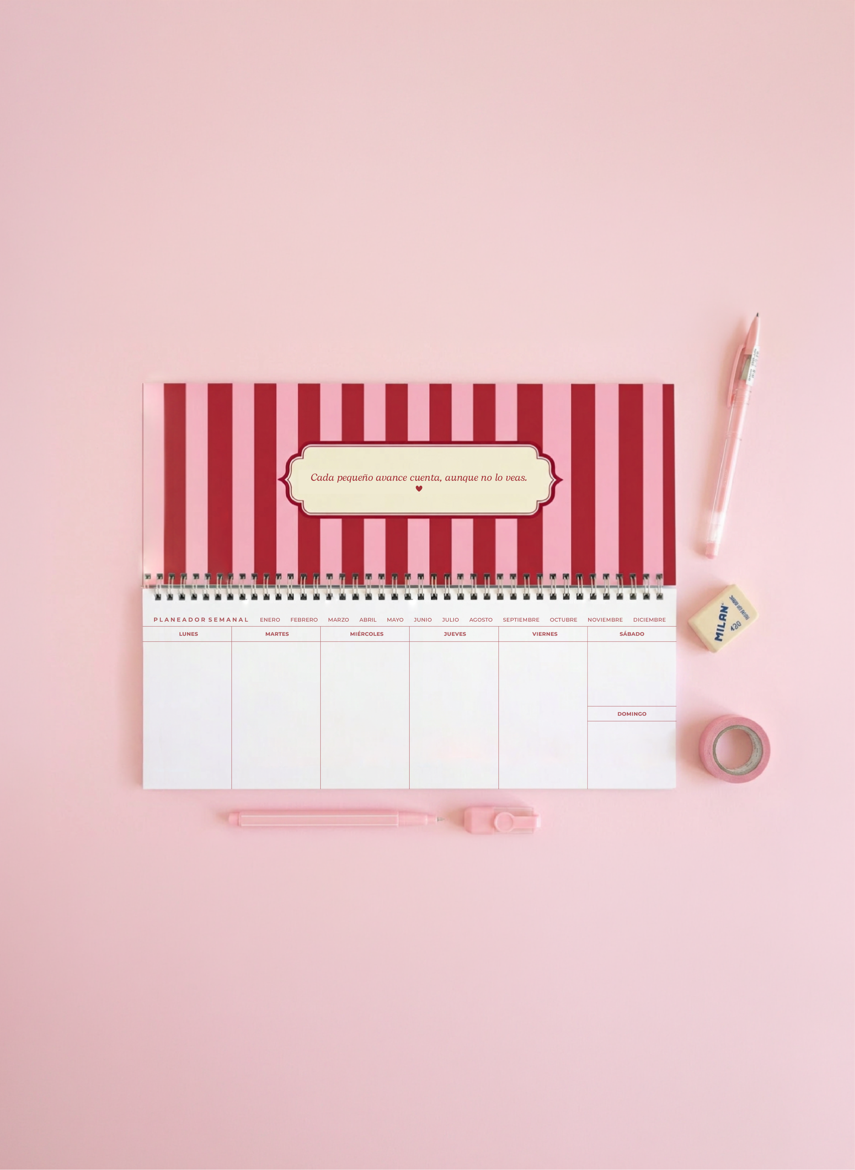 Retro Monthly/Weekly Planner