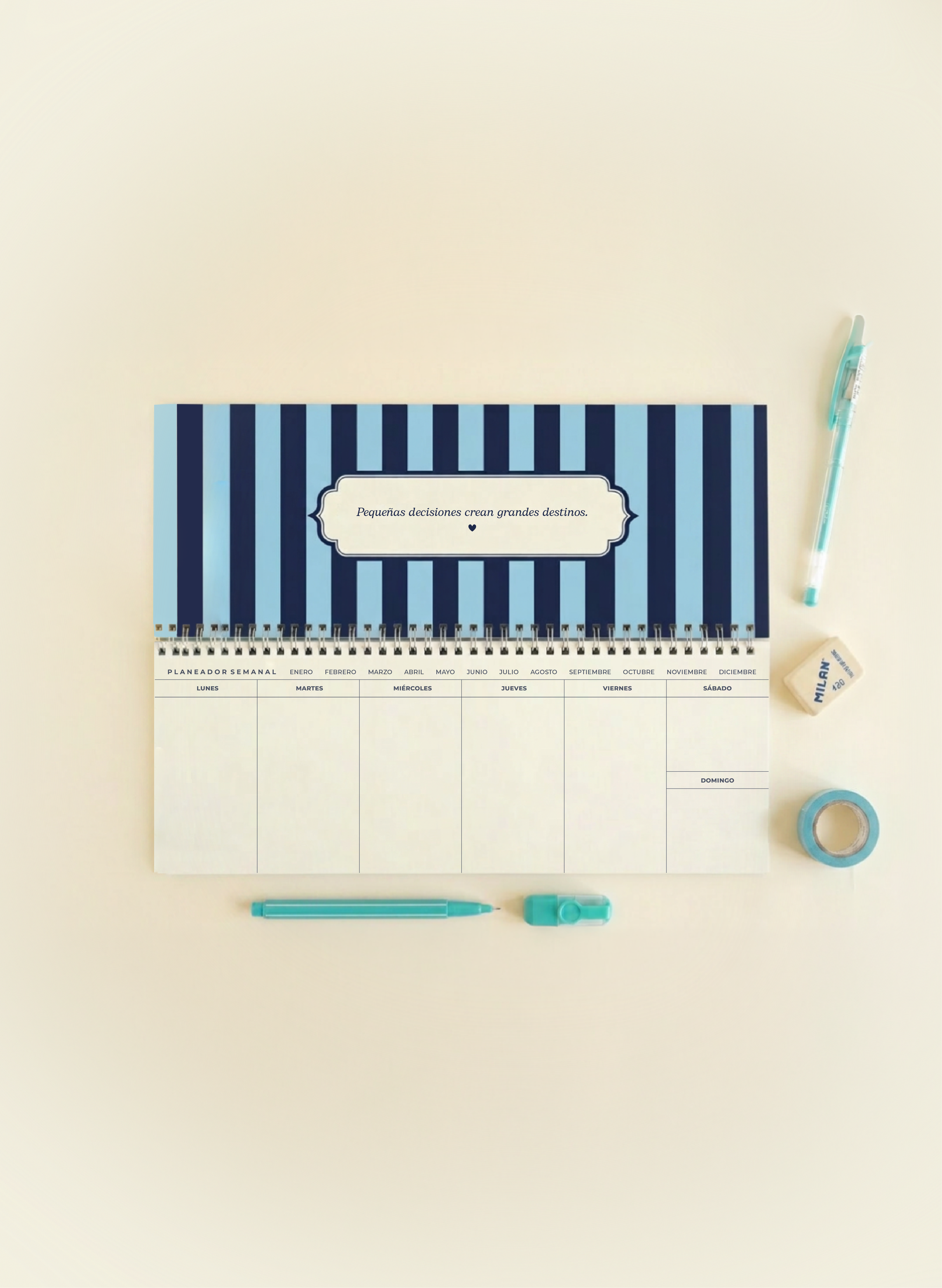 Retro Monthly/Weekly Planner