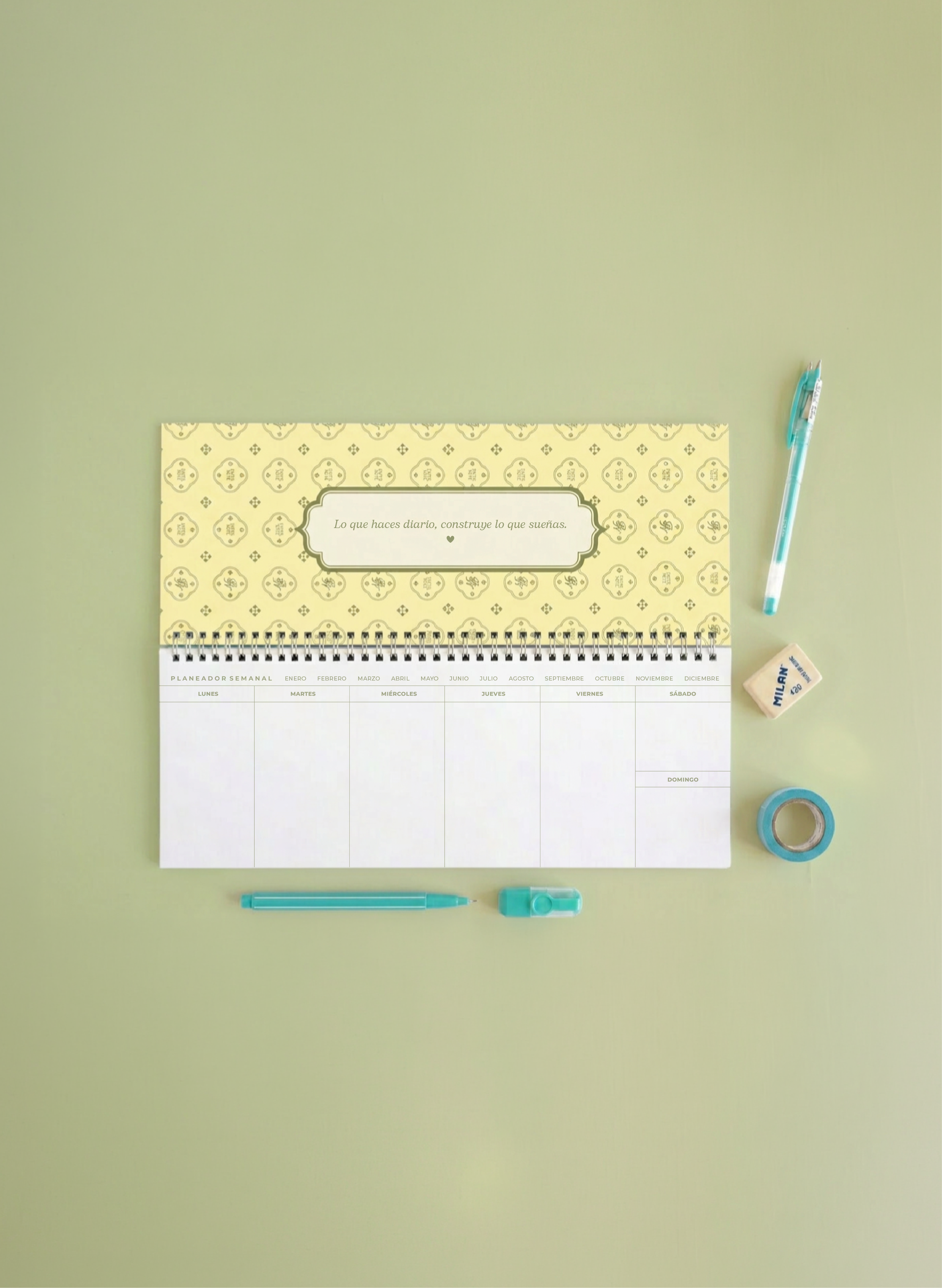 Retro Monthly/Weekly Planner