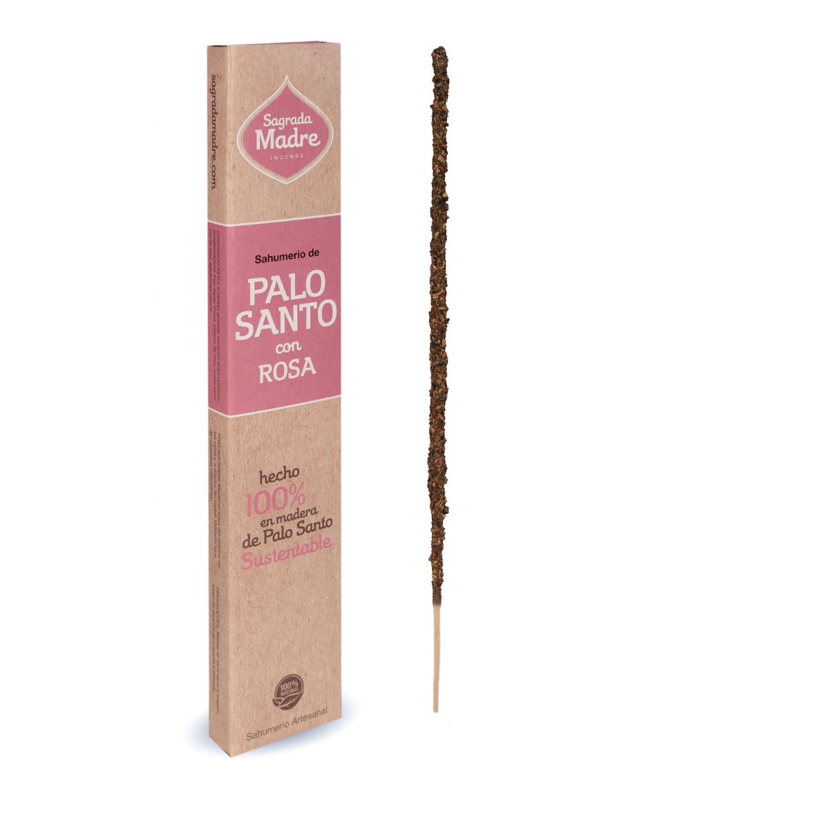 Palo santo con rosas