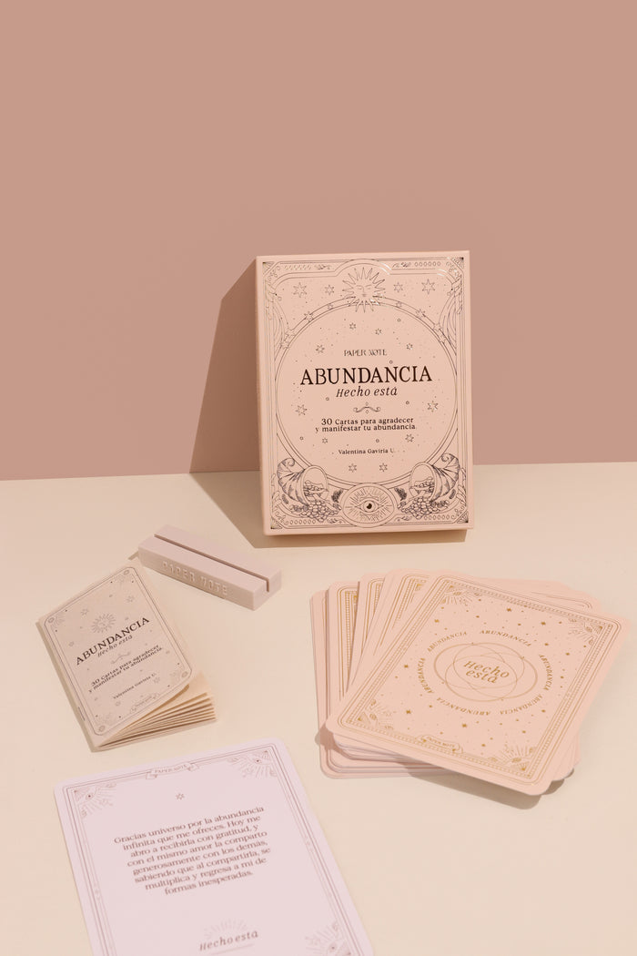 CARTAS ABUNDANCIA HECHO ESTÁ