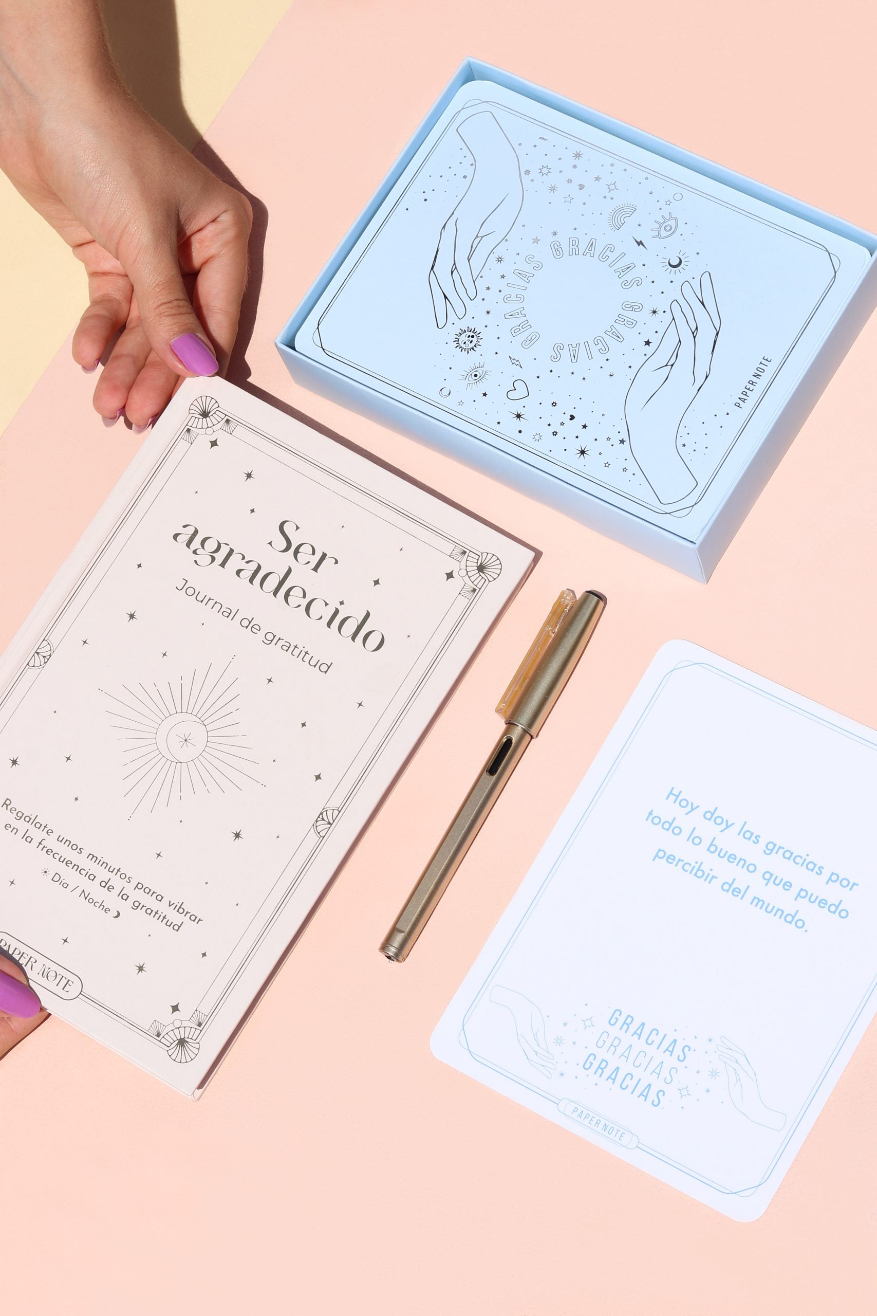 Kit gratitud - Cartas Gracias + Libro ser agradecido