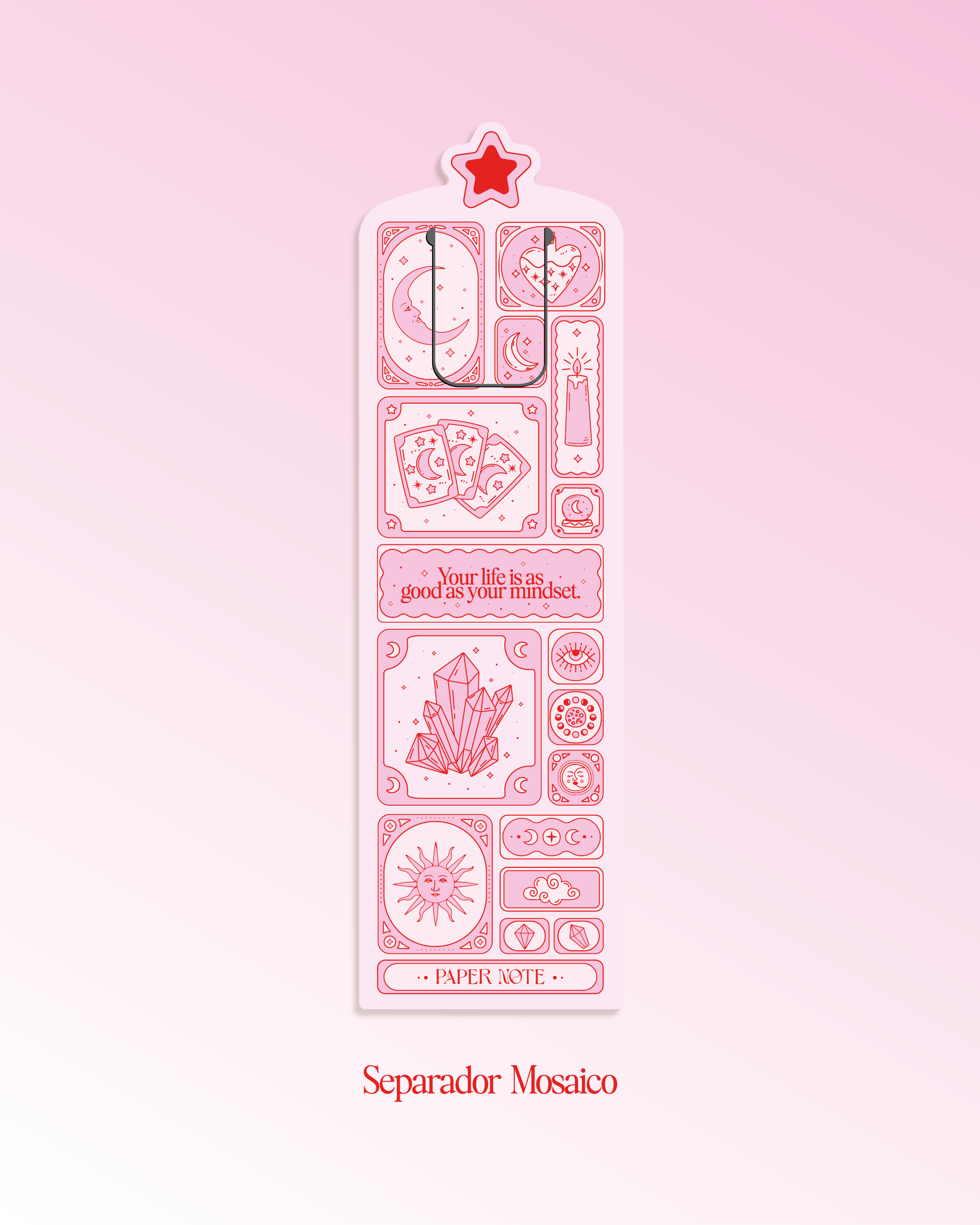 Kit X 6 separadores de libro