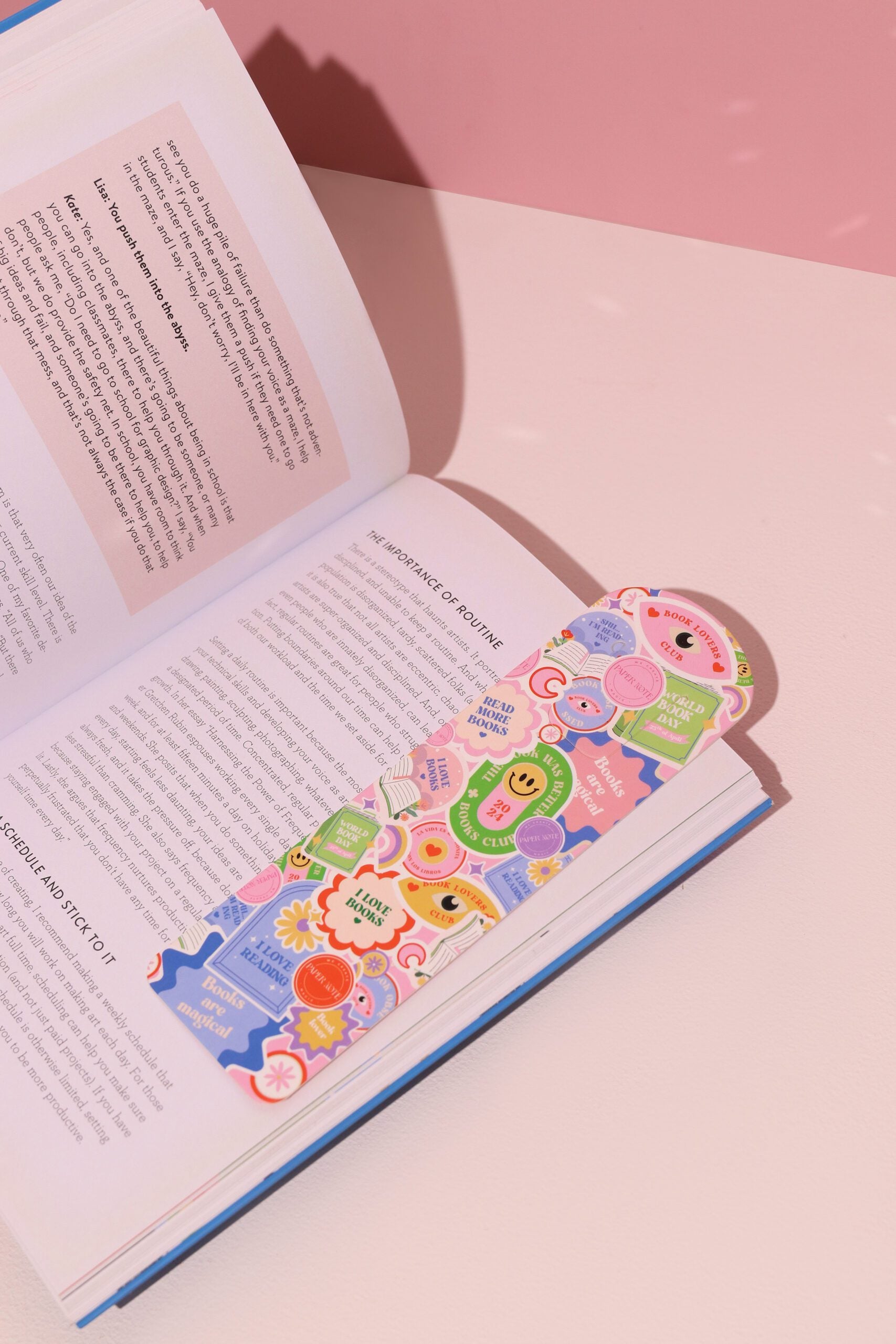 Separador de libros stickers