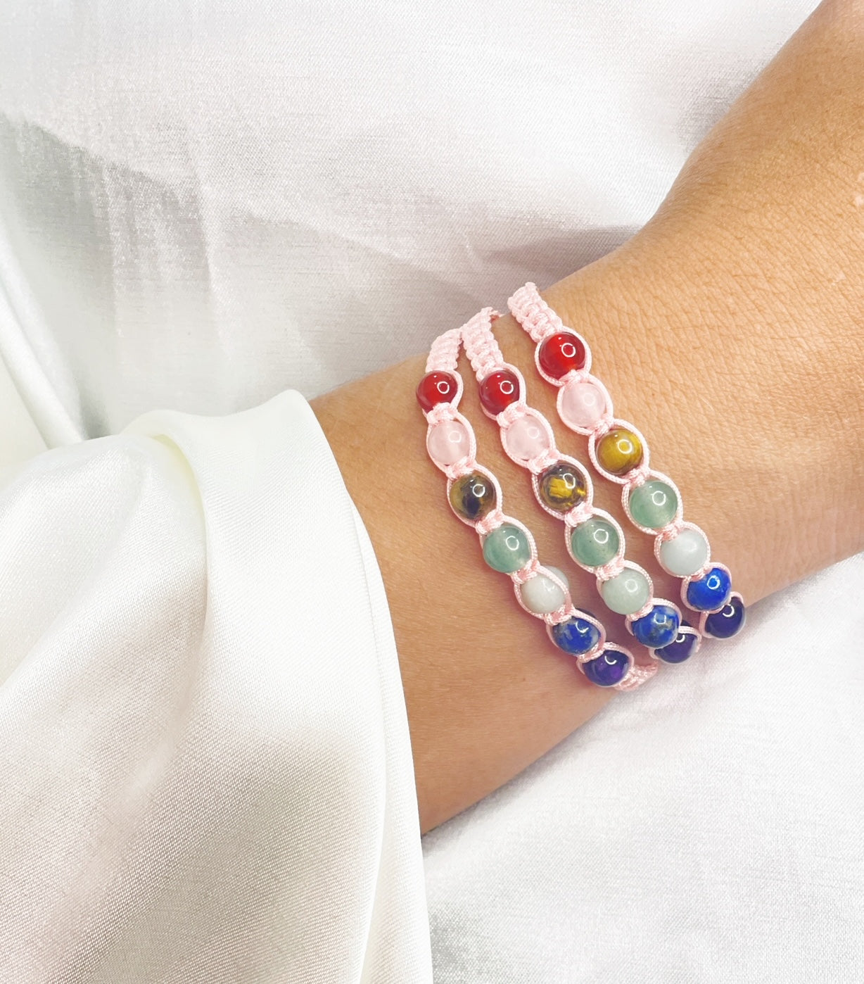 PULSERA ENERGÉTICA ROSA